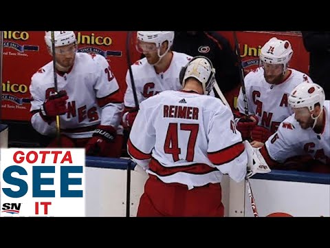 GOTTA SEE IT: James Reimer Chased Five Minutes Into Game After Maple Leafs' Assault