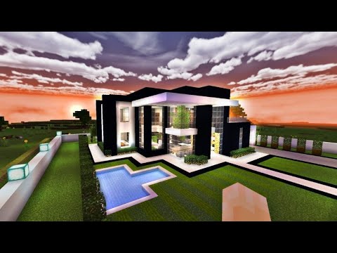 EPIC Minecraft Modern House Build Time-lapse!
