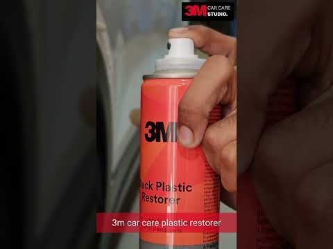 Restore the shine, protect the black! ✨🖤 Introducing #3m  #BlackPlasticRestorer  #cardetailing