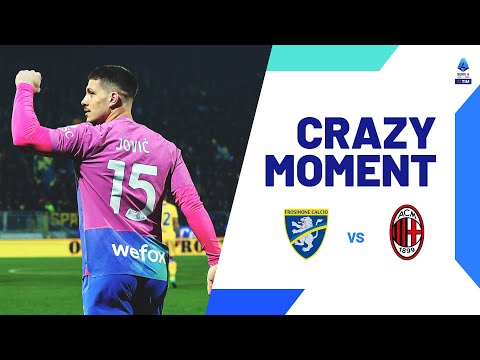 Jovic scores with his first touch of the match | Crazy Moment | Frosinone-Milan | Serie A 2023/24