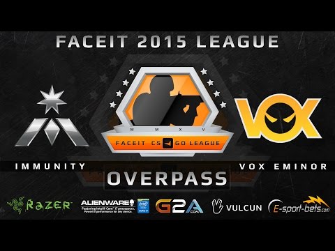 Immunity vs Vox Eminor - Overpass (FACEIT 2015 League)