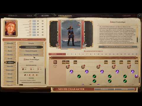 Pathfinder Kingmaker Gameplay Deutsch German Charaktererstellung Part 1