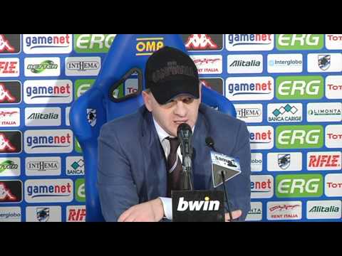 20/01/2012 Sampdoria: Intervista a Giuseppe Iachini nel post-partita contro il Livorno