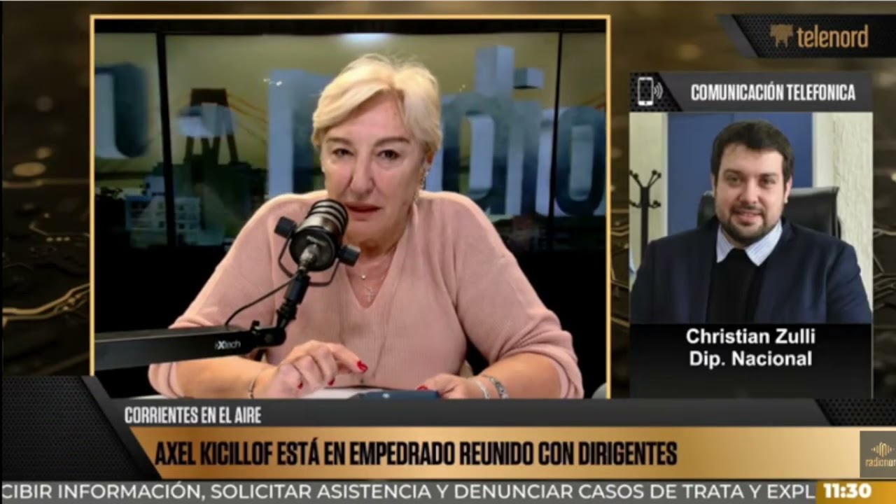 Zulli destacó la visita de Axel Kicillof a Corrientes y llamó a la unidad del peronismo