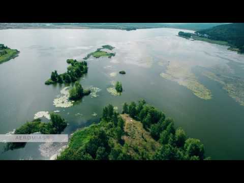 Flying Over the Rivers and Lakes, the Urals, Siberia, Russia