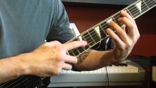 How To Play The Two-Handed Riff From Ebony Dressed For Sunset By Cradle Of Filth