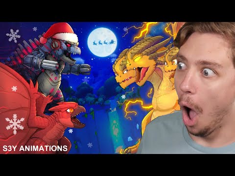 Reacting To Baby Mecha Godzilla vs Baby Ghidorah