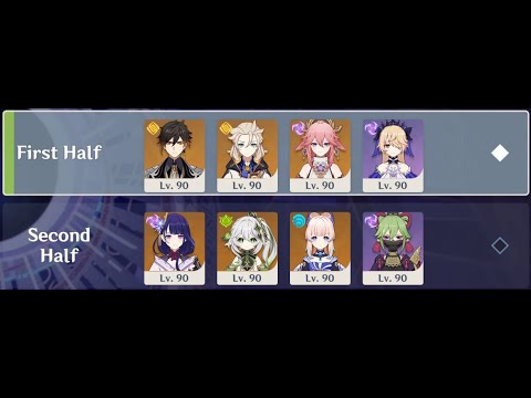 3.1/3.2 Spiral Abyss, Elemental Skill Only [AFK Team] - (Floor 12, 9★)