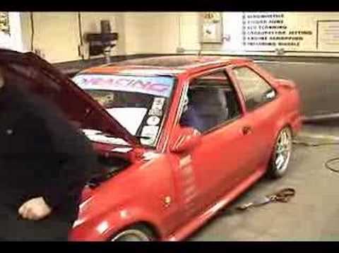 escort rs turbo 2.1 zvh rolling road