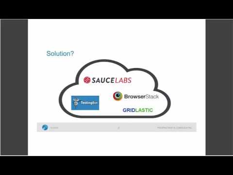 Moving From a Selenium Grid to the Cloud - A Real Life Story Related YouTube Video