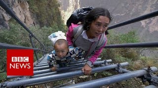 China's uphill struggle fighting extreme poverty - BBC News video