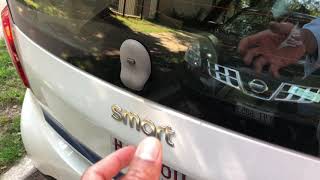 How to open rear door - Smart ForTwo