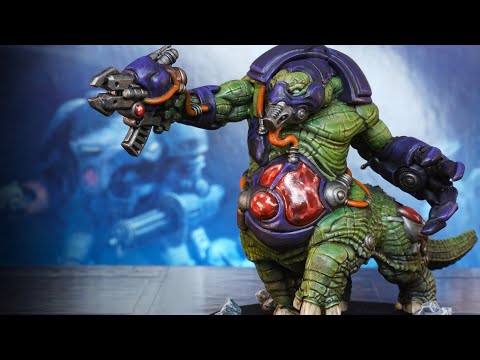 Speed painting Blackstone Fortress: The Archivist Zoat