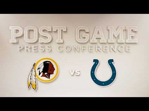 Redskins vs. Colts Colt McCoy Post Game Press Conference