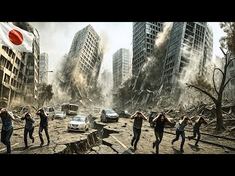 CHAOS in Japan! Massive 7.6 Earthquake Triggers Tsunami Alerts and Midnight Evacuations in Aomori!