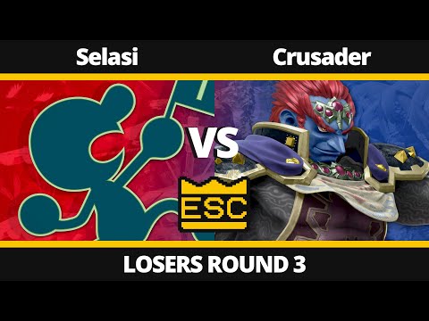 ESC 22 Losers Round 3 - Selasi (Mr. Game & Watch) Vs. Crusader (Ganondorf) - SSBU Local Tournament