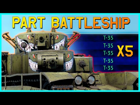 WAR THUNDER'S FIRST ARMORED TRAIN - T-35 Landship