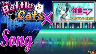 Cover art for Miku x the battle cats (song theme 1)