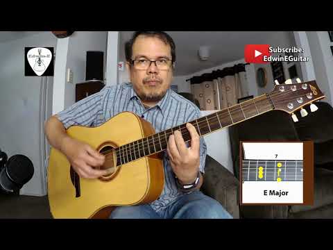 E Chord Guitar Lesson - Variations on Fret Board by Edwin-E