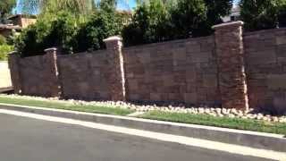 Beautiful Double Wood Gates for U shape Drive Way Los Angeles