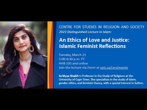 CSRS Thursday Lecture Series - Mar 21 Sa’diyya Shaikh
