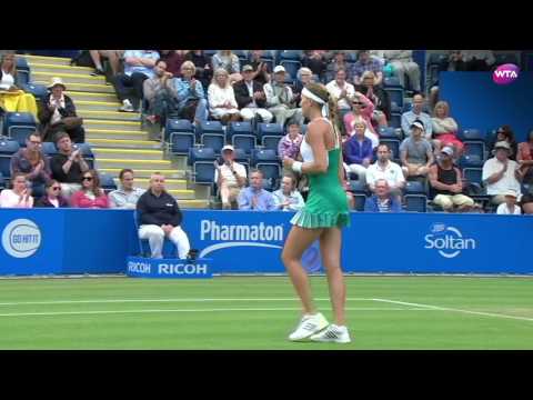 Теннис 2017 Aegon Classic Second Round | Kristina Mladenovic vs Zhang Shuai | WTA Highlights