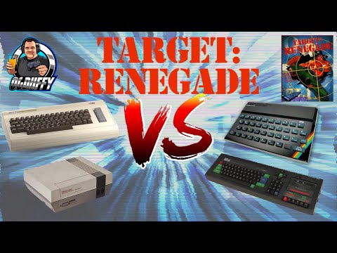Sinclair Spectrum VS Commodore 64 VS Amstrad CPC VS Nintendo NES TARGET RENEGADE Comparison