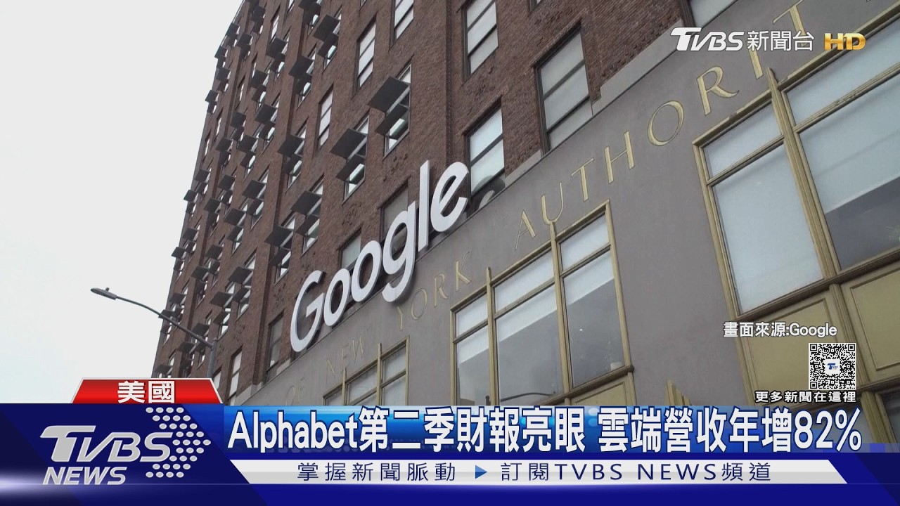 影音／Google雲端營收年增82%！資本支出暴增　盤後股價重挫近5%