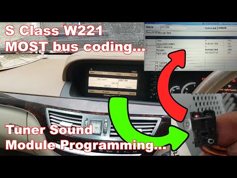 Mercedes S-Class W221 No radio and no sound...Plus more... Fault finding and repair.