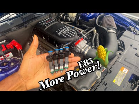 Lu47lb Fuel Injector INSTALL in MINUTES! Going E85!! | 2011-2014 Mustang