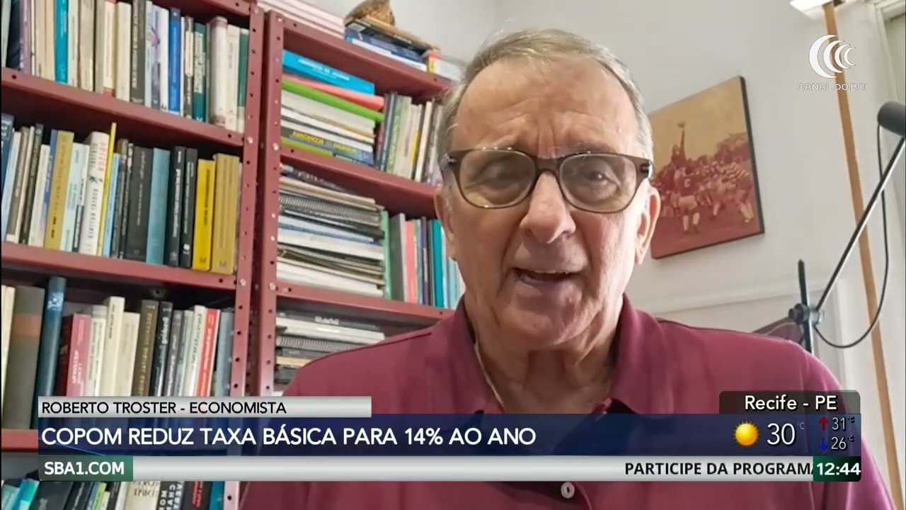 Copom reduz taxa básica de juros para 14% ao ano
