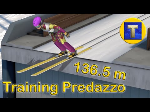Predazzo - neue Ausrüstung - Training Rekordsprung 136.5m ❄️ SkiJumping - Skispringen