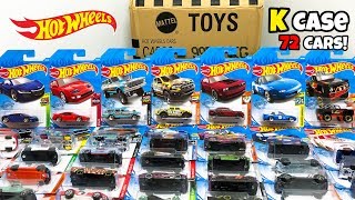 Unboxing Hot Wheels 2019 K Case 72 Car Assortment!