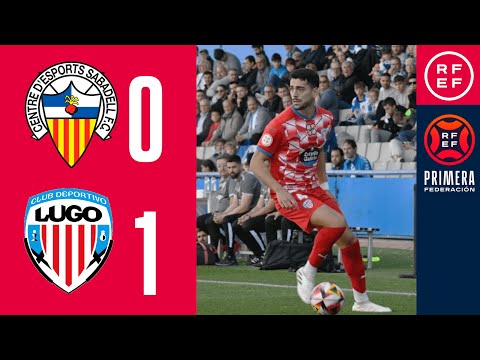 Resumen #PrimeraFederación | CE Sabadell FC 0-1 CD Lugo | Jornada 13, Grupo 1