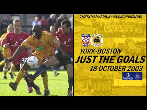 York City vs Boston United 2003 Goals