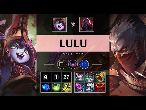 Lulu Top vs Sion - EUW Master Patch 25.05