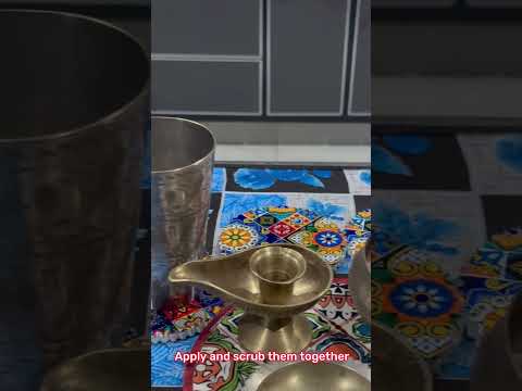How to Clean Brass Items at Home #brass #shorts #shortsfeed #tipsandtricks #viral