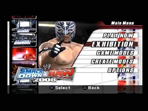 WWE SmackDown vs. Raw 2008 -- Gameplay (PS2)
