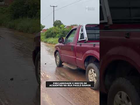 PRECARIEDADE E RISCOS DE ACIDENTES NA RUA PAULO RAMOS EM BARÃO DE GRAJAÚ (MA)