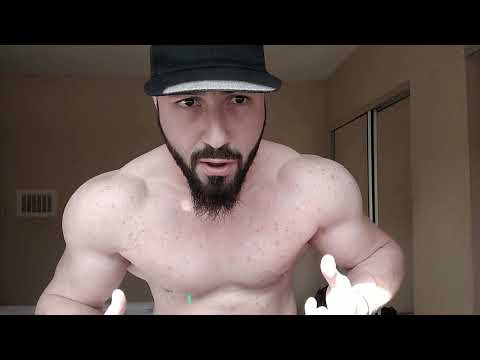 Motivational Video #17 Ange Hovasapian. (bodybuilding posing - morning body check)