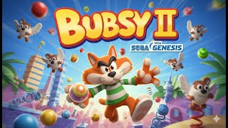 Bubsy II - Sega Genesis / Sega Mega Drive (Gameplay)