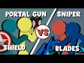 Supreme Duelist Stickman Animation Portal Gun X Shield Vs Sniper X Blades