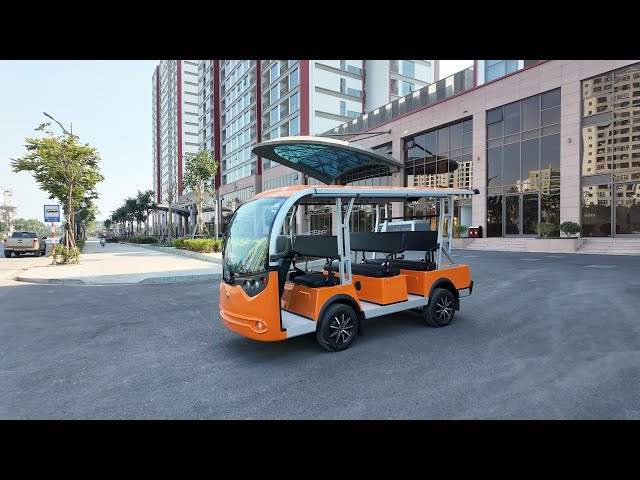 Xe điện chở khách - Xe điện du lịch, xe điện kiểu Bus: LT-S8 8 chỗ nhập khẩu