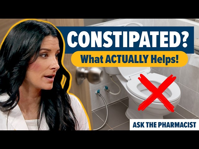 Thumbnail for video titled: Pharmacist Explains the Best OTC Options for Constipation