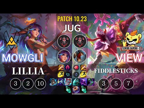 VIT Mowgli Lillia vs SG-S View Fiddlesticks Jungle - KR Patch 10.23