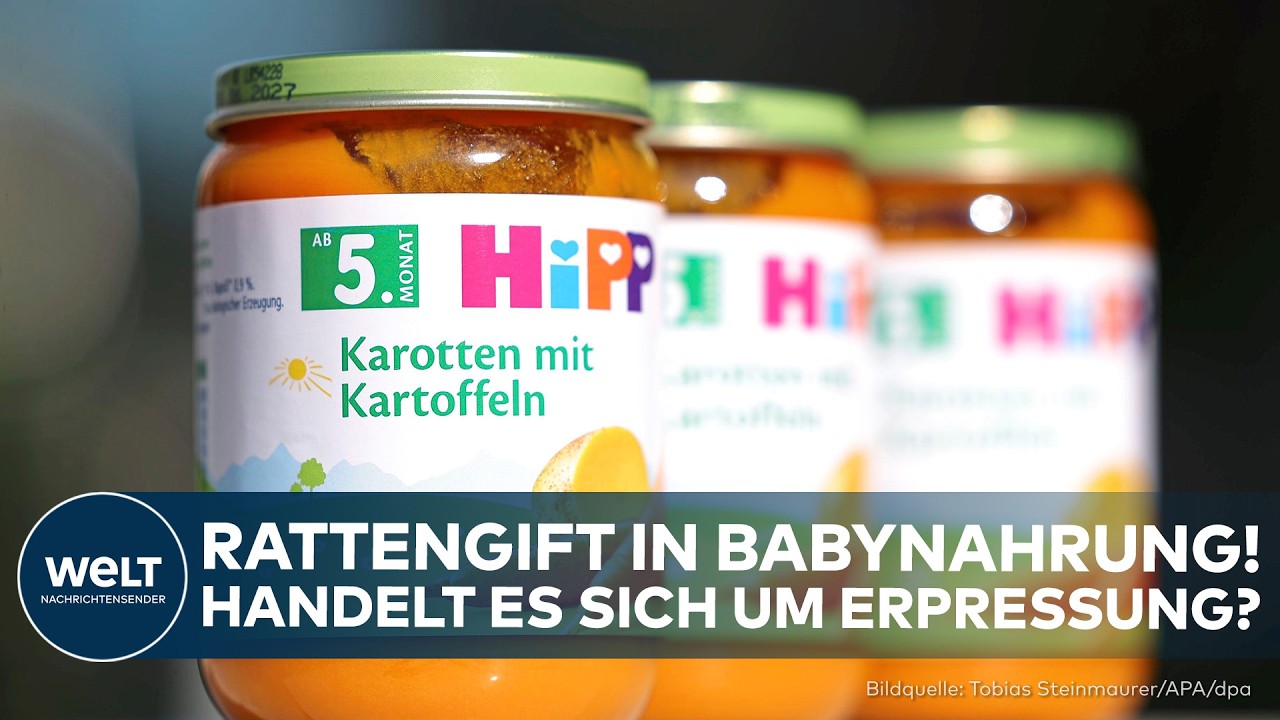 SCHOCKFUND: Rattengift in Babynahrung entdeckt! Wird Hipp erpresst?