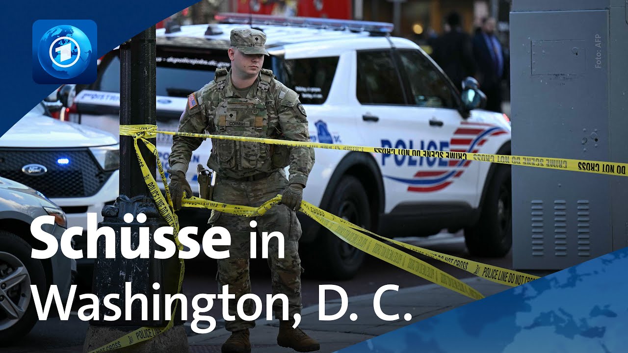 US-Hauptstadt: Schüsse auf Nationalgardisten nahe dem Weißen Haus in Washington, D. C.