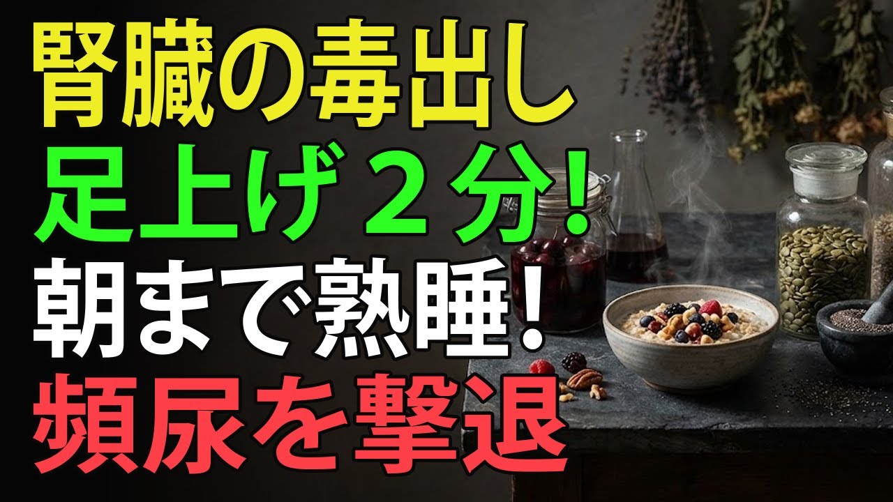 夜中に目が覚める原因はこれ！2分で筋肉をほぐして朝まで熟睡する方法