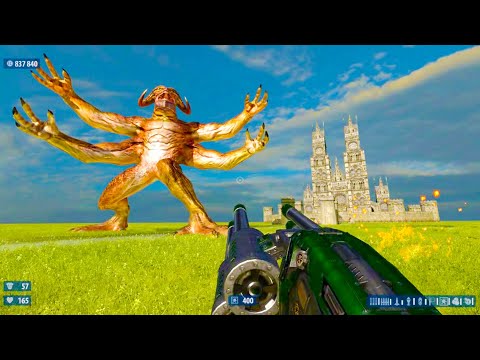 Serious Sam HD: The Second Encounter - Final Boss Fight & Ending 4K Ultra HD