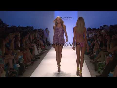 Models walk the runway at Cia.Maritima - MBFW Miami Swim ...